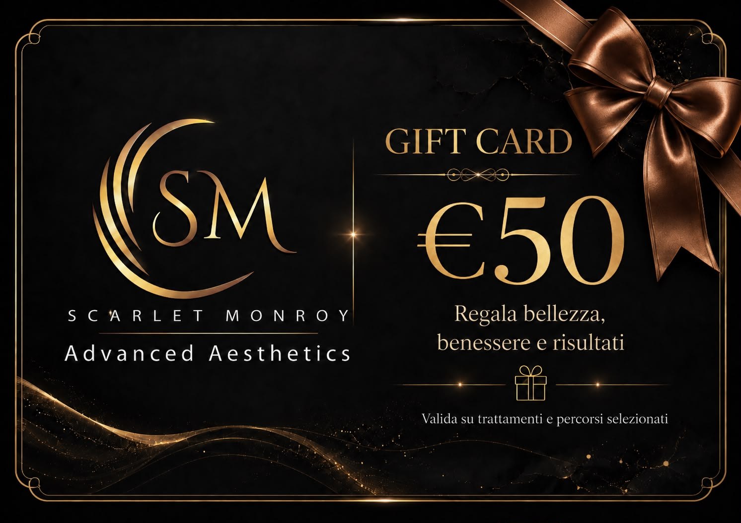 Gift card Scarlet Monroy da 50 euro, regalo benessere Sesto Fiorentino